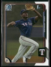 2015 Bowman Draft #165 Eric Jenkins Texas Rangers