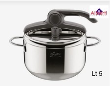 LAGOSTINA PENTOLA A PRESSIONE INOXFIRE LAGOEASYUP INDUZIONE/GAS  VARIANTI