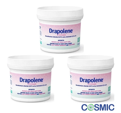 3 X Drapolene Antiseptic Cream - 350g