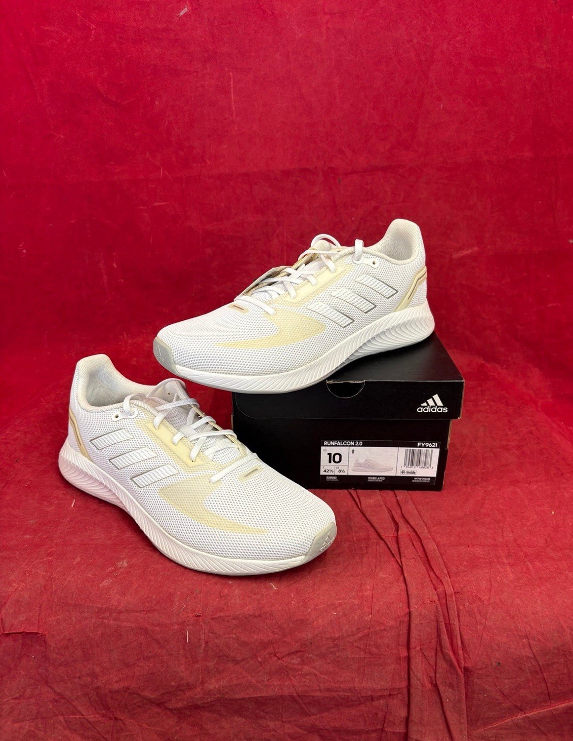 Adidas Women's RUNFALCON 2.0 Running shoes White Sz 10