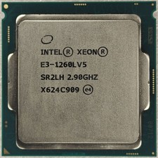 Intel Xeon Quad Core E3-1260L v5 2.90GHZ FCLGA1151 Server CPU Processor SR2LH