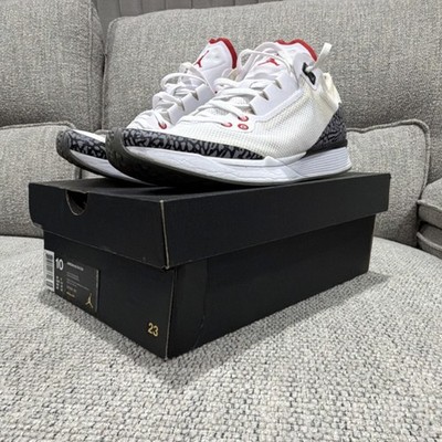 jordan 88 racer white cement white/red-black av1200-100 men's sneaker