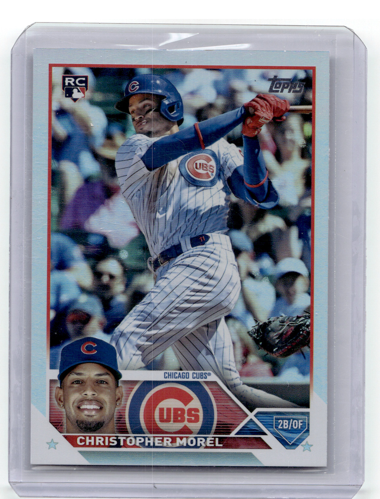 2023 Topps #308 Christopher Morel RC Rainbow Foil Cubs