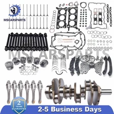 3.0 Diesel Engine Rebuild Kit Crankshaft Piston Rod Timing For Jeep Chrysler Ram