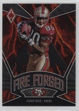 2020 Panini Phoenix Fire Forged Black 4/10 Jerry Rice #6 HOF nd3