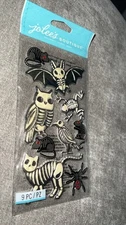 RARE Jolee's Halloween Animal Skeletons Scrapbooking Stickers 50-51045