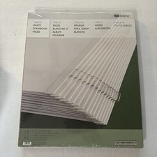 Creative Memories 8 1/2 x 11 White Refill Pages 15 sheets for Tribute Album NEW