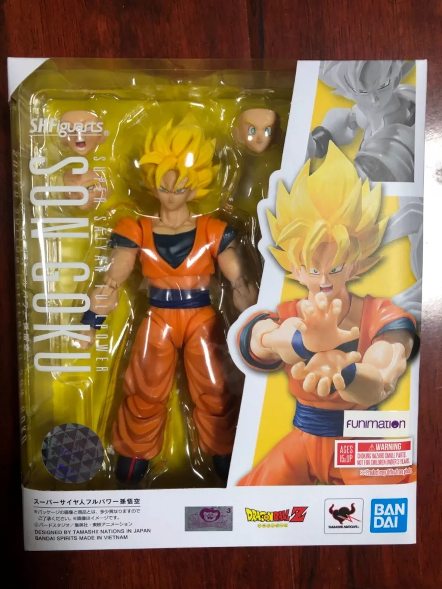  Tamashi Nations - Dragon Ball Z - Super Saiyan Full Power Son  Goku,Bandai Spirits S.H.Figuarts : Toys & Games