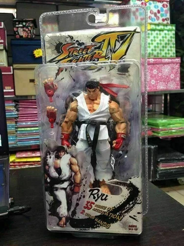 New Capcom Street Fighter IV Ryu Action Figure Toy Box Set