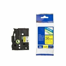 Brother TZe-661 Labelling Tape 36mm BLACK ON YELLOW for PT-3600, PT-9600 Printer