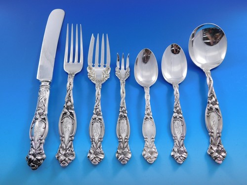 Frontenac by International Sterling Silver Flatware Service for 12 Set 88 pcs - Picture 1 of 8