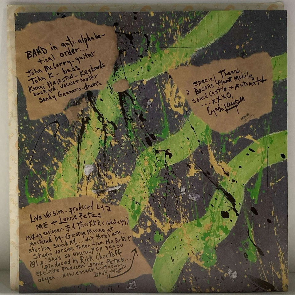 Cyndi Lauper - Money Changes Everything - RARE JAPAN VINYL 7" SINGLE - 075P-324 - Image 4 of 4