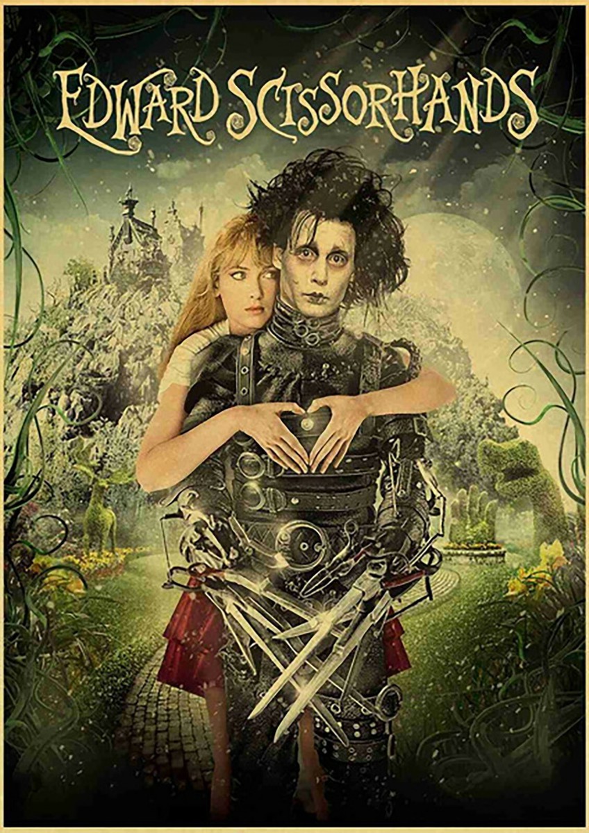 Edward Scissorhands Iron On Transfer-T-Shirt & Light + Dark Color