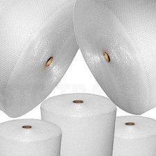 BUBBLE WRAP ROLLS SMALL & LARGE: 300 500 750 1000mm x 25 50 100m PLASTMAST