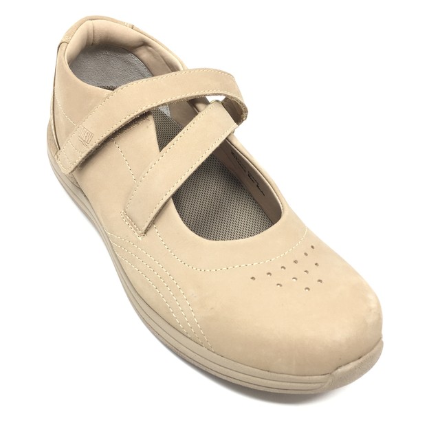 Women's DREW Mary Jane Walking Loafers Shoes Size 9 W Wide Beige Leather S7 | eBay