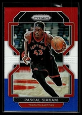 Pascal Siakam 2021-22 Panini Prizm Red White Blue Card #174