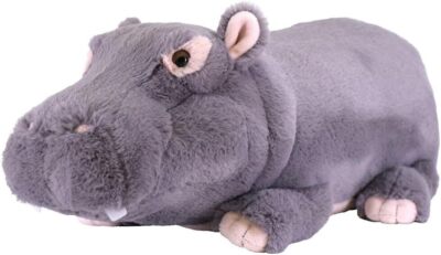 Sun Lemon Lap-Sized Hippo Hippopotamus Plush 44cm Knee Series