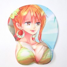 One Piece 3D Anime Mouse Pad Nami Raised Bust...