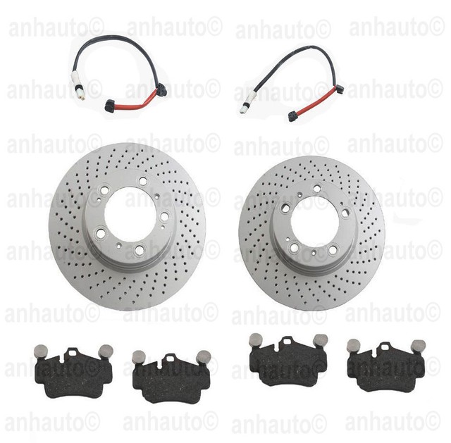 Porsche 911 Carrera (997) Front Brake Kit Front Rotors,Pads,Wear