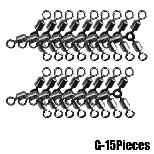 30x 3 Way Swivel Fishing Tackle Saltwater Stainless Steel Fishing Lure Connector - Picture 18 of 18