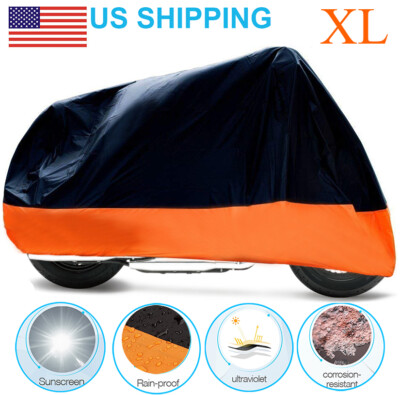XXXL Motorcycle Cover XXXL Waterproof Motorcycle Cover – UV Protection Rain Dust Proof For Outdoor Bike Storage Motorcycle & Powersports Knee Protectors - Foto 13