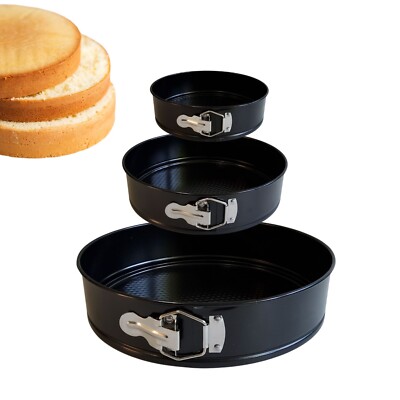 Springform Kuchenform Tortenform Backform 3er Set Antihaft 24 26 28cm Kinghoff