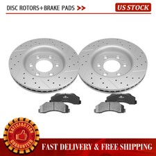 Front Brake Rotors Brake Pads For Ford F-150 Expedition Lincoln Navigator