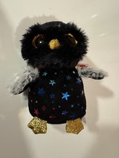 Ty Beanie Boos - HYDE the Halloween Owl 6" NEW MWMTs Plush Stuffed Animal Toy