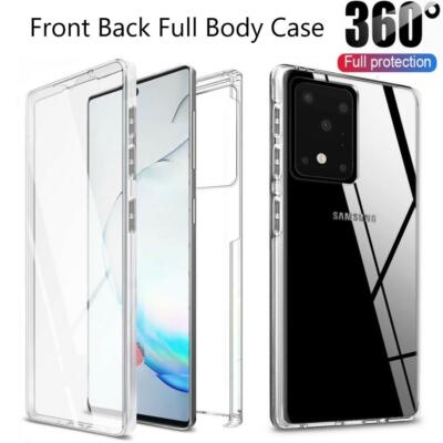 Für Samsung Galaxy S20 Plus Ultra S9 S10e 5G Vorder Rückseite Full Body PC Handy Hülle