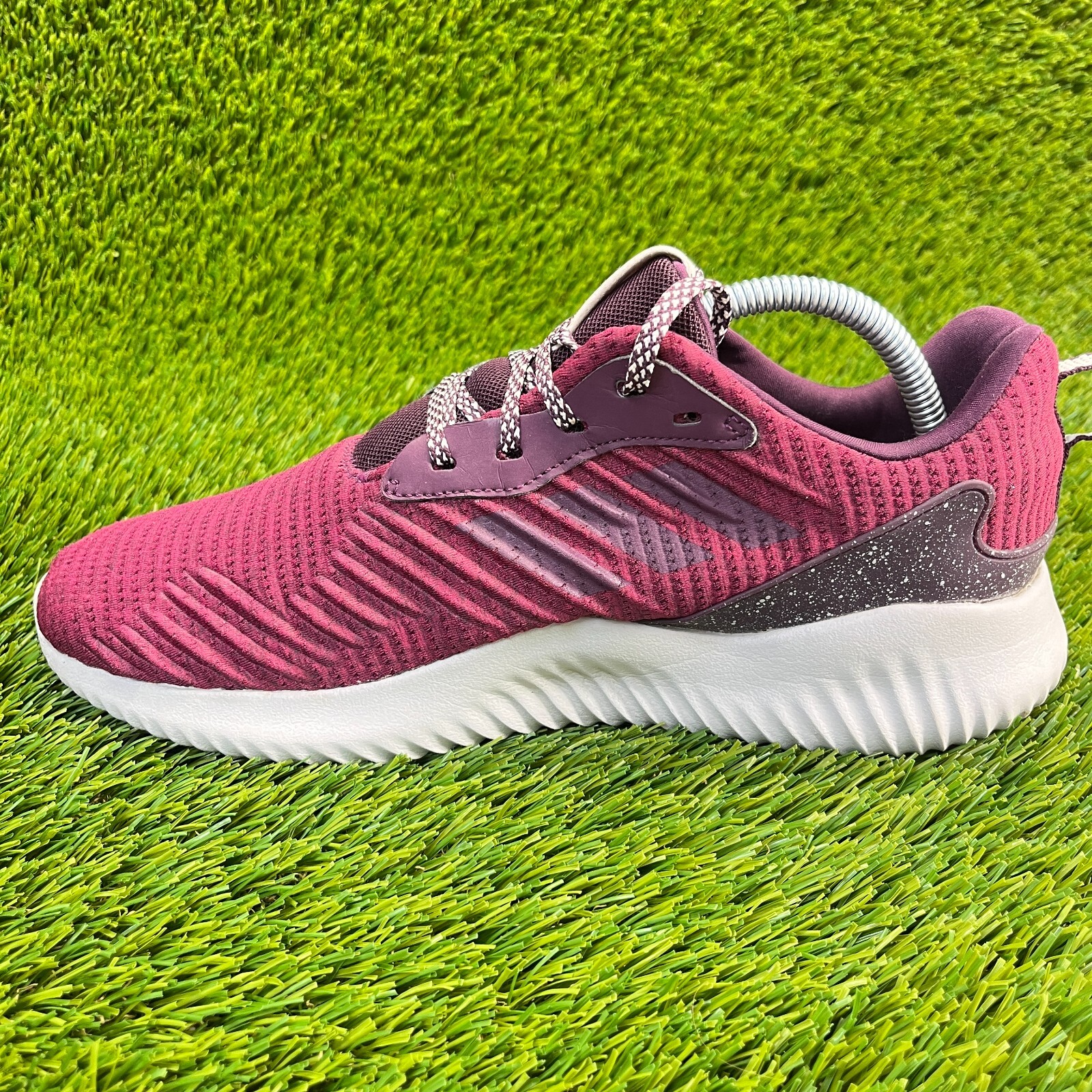 Adidas AlphaBounce Womens Size 9 Maroon Gray Walking Running Shoes Sneakers thumbnail 2