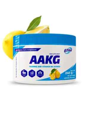6 PAK Nutrition AAKG 240g Dose (59,97 /Kg) Aminosäuren L-Arginin MHD 04/26