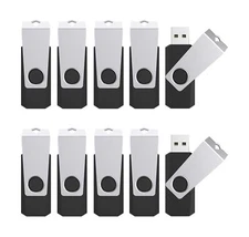 TOPESEL USB Storage Flash Drive,100PCS 8GB Bulk USB 2.0 Flash Drive Bulk Pack...