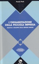 economia PRETI - ORGANIZZAZIONE DELLA PICCOLA IMPRESA egea imprese minori