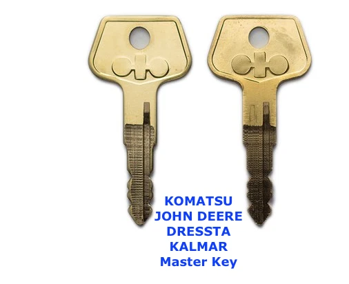 Tractor excavadora de planta maestra KOMATSU 787 llave genuina + ¡PUBLICACIÓN RÁPIDA!