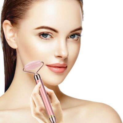 vibrating jade facial massager Amazon.com : Vibrating Face Roller and Massager main image 1