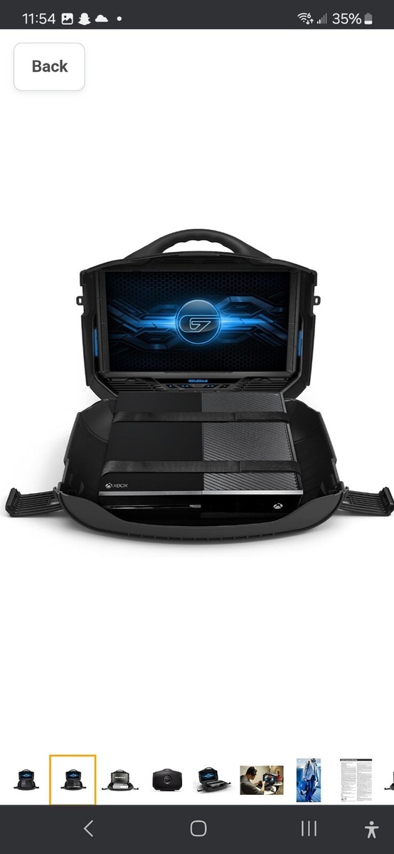 GAEMS G190 Vanguard Portable Gaming Case Monitor W/Cords | eBay