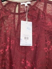 Christmas Dress Idea - New, Women’s lace dress, long sleeves, lined.