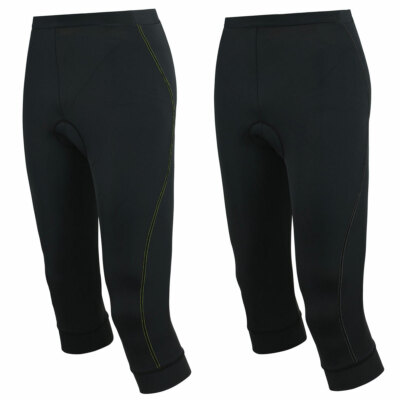 AIRTRACKS Donna Pantaloni da Ciclista 3/4 Lungo Comfort Line 3D