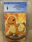 1999 Topps Pokemon TV Card #4 Charmander CGC UNIVERSAL GRADE 9 MINT
