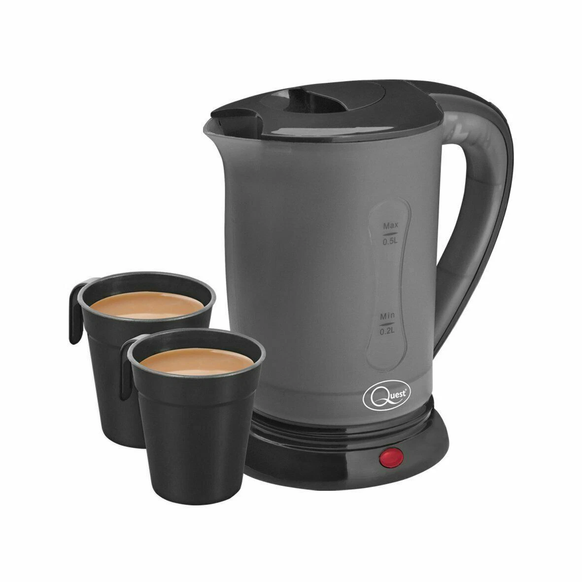 0.5 LITRE DUAL VOLTAGE SMALL ELECTRIC TRAVEL KETTLE 2 CUPS IN