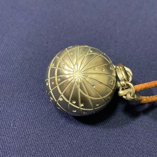 Hermes Zodiac Necklace Pill Case Vintage Accessory Collection with Box - Picture 3 of 8