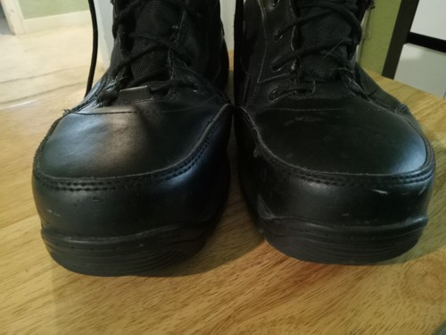 Interceptor Black Leather Force Tactical Steel Toe Work Boots Men’s Size 12 - Picture 11 of 18