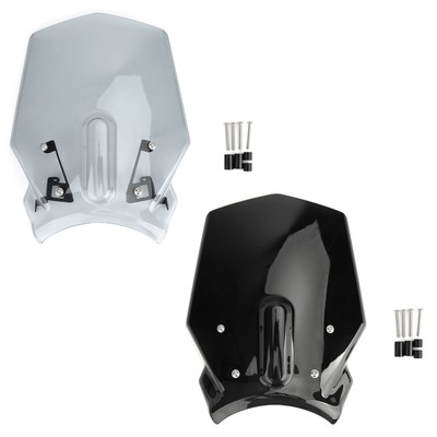 Abs Plastic Motorcycle Windshield Windscreen For Honda Cb125r Cb300r 18 19 Ebay