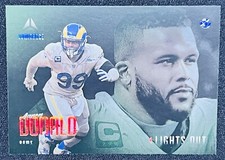 2021 Panini Luminance - Lights Out #LO-19 Aaron Donald