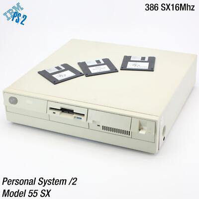 IBM PS/2 Personal System/2 Model 55 SX Computer 386 SX 16MHZ