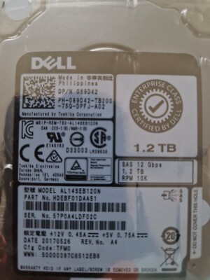 Festplatte Dell AL14SEB120N 1,2TB 2,5'' 10k SAS 12 Gbps