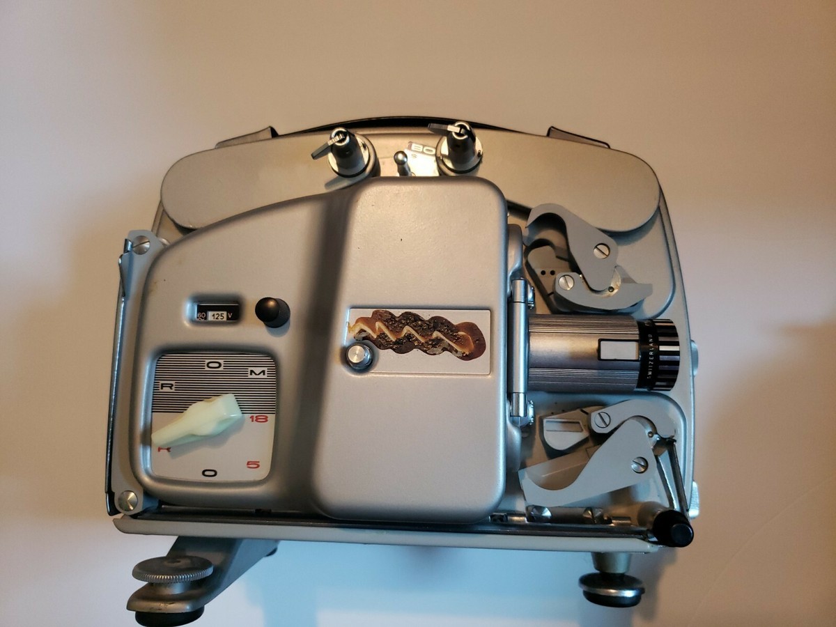 Rare projecteur ancien BOLEX 18-6 multispeed 8 mm super 8