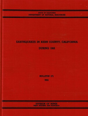 Earthquakes in Kern County California During 1952 - Geology