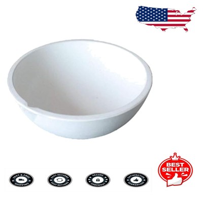 Lightweight Ceramic Casting Bowl for Gold, Silver & Copper - 9.09 x 7.91in