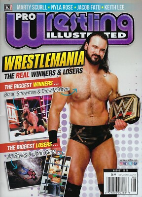 PRO Wrestling Illustrated   August  2020  Wrestlemania  Drew McIntyre